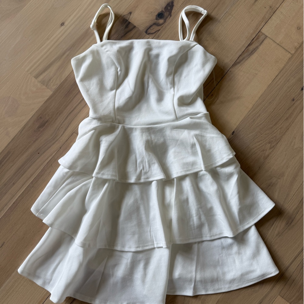 Trixxi NWT white mini dress size S